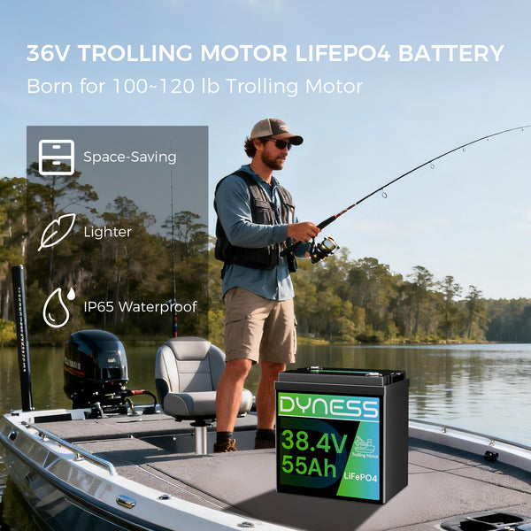 Dynesspower 36V 55Ah Marine Trolling Motor Lithium Battery