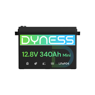 Dyness 12V 340Ah Mini Bluetooth Lithium Battery for RV and Camping