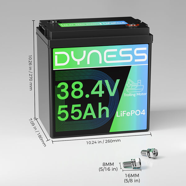 Dynesspower 36V 55Ah Marine Trolling Motor Lithium Battery