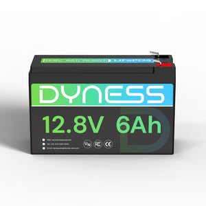 Dynesspower 12V 6Ah Mini LiFePO4 Battery