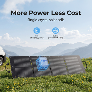 Dynesspower 100W Foldable Solar Panel for Motorhomes & Camping