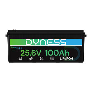 Dynesspower 24V 100Ah LiFePO4 Battery with Bluetooth