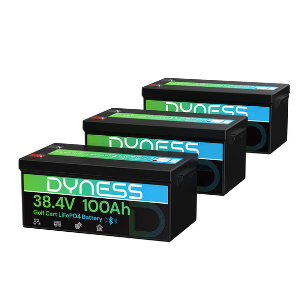Dyness 36V 100Ah Lithium Golf Cart Battery – Featuring 200A BMS & Real-Time Monitoring