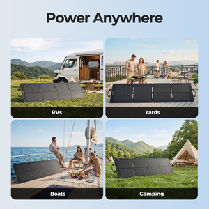 Dynesspower 100W Foldable Solar Panel for Motorhomes & Camping
