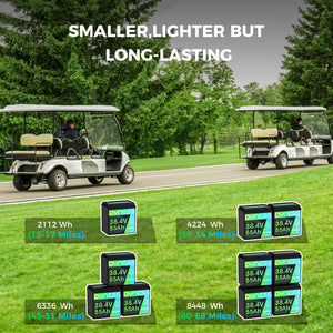 Dynesspower 36V 55Ah Smart Deep Cycle Lithium Battery