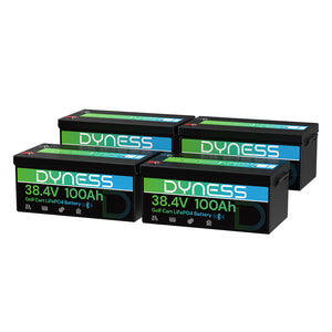 Dynesspower 36V 100Ah Lithium Golf Cart Battery – Featuring 200A BMS & Real-Time Monitoring