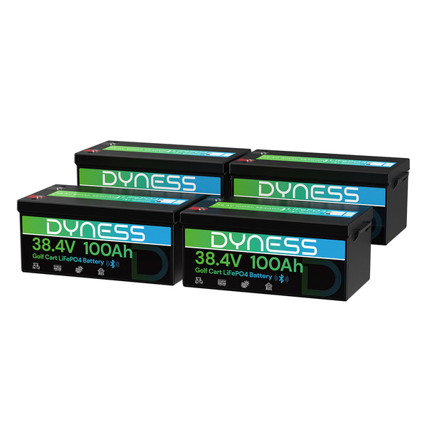 Dyness 36V 100Ah Lithium Golf Cart Battery – Featuring 200A BMS & Real-Time Monitoring