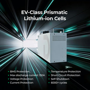 Dynesspower DL2.5 24V 100Ah LiFePO4 Battery for RV & Off-Grid Solar