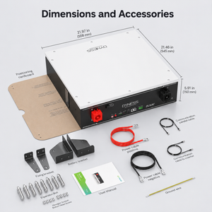 Dynesspower DL5.0C 51.2V 100Ah 5.12kWh LiFePO4 Server Rack Home Energy Storage Battery