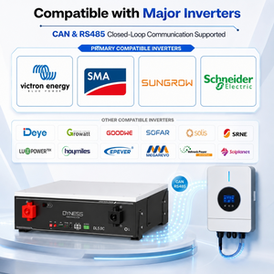 Dynesspower DL5.0C 51.2V 100Ah 5.12kWh LiFePO4 Server Rack Home Energy Storage Battery